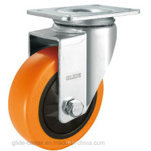 Rueda de PP de rodamiento único para servicio mediano (naranja) (G3103)